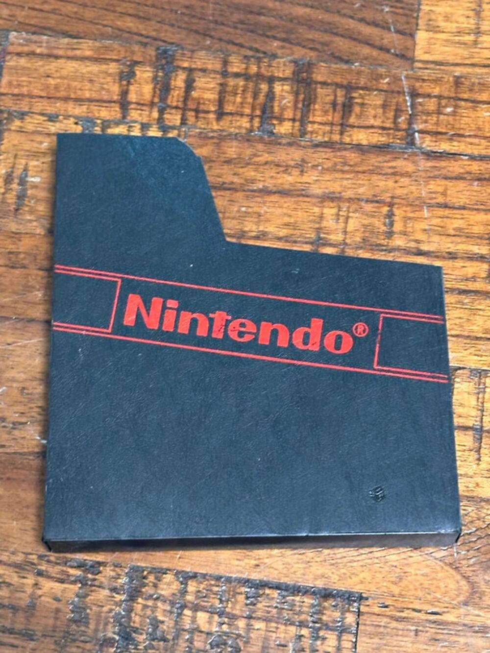 Official Nintendo Nes Dust Sleeve w/ Logo Black Game Protector Cover OEM